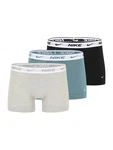NIKE Trunks cyanblau/graumeliert/schwarz