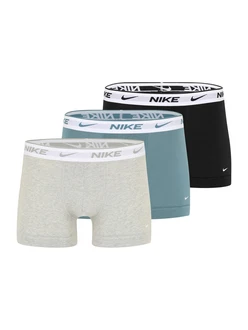 NIKE Trunks cyanblau/graumeliert/schwarz