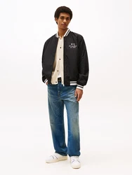 Tommy Jeans Jacke schwarz/weiß