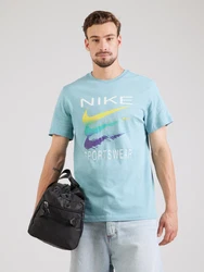 Nike Sportswear T-Shirt himmelblau/gelb/brombeer/weiß
