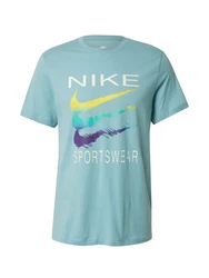 Nike Sportswear T-Shirt himmelblau/gelb/brombeer/weiß