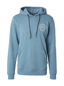 BILLABONG Sweatshirt 'COMPASS' hellblau/lila/orange/weiß