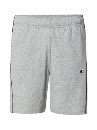 Shorts graumeliert / rot / schwarz