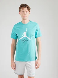 Jordan T-Shirt 'JUMPMAN FLIGHT' aqua/schwarz/weiß