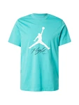 Jordan T-Shirt 'JUMPMAN FLIGHT' aqua/schwarz/weiß