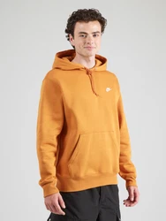 Nike Sportswear Sweatshirt 'CLUB' orange/weiß
