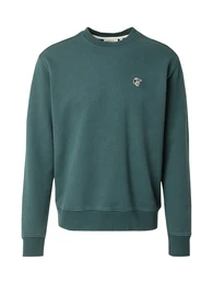 Sweatshirt 'EMILIO PINE' dunkelgrn / wei
