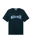 WOOD WOOD T-Shirt WWBobby nachtblau/hellblau/gelb/rosa/schwarz