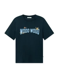 WOOD WOOD T-Shirt WWBobby nachtblau/hellblau/gelb/rosa/schwarz