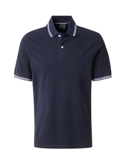 bugatti Poloshirt marine/weiß