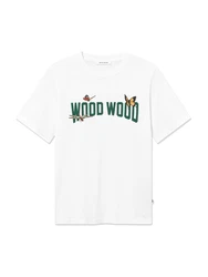 WOOD WOOD T-Shirt WWBobby schilf/hellorange/schwarz/weiß