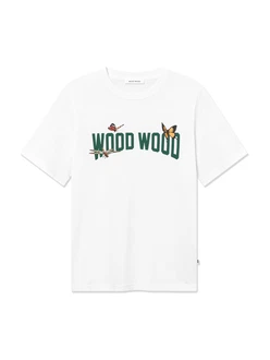 WOOD WOOD T-Shirt WWBobby schilf/hellorange/schwarz/weiß