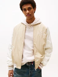 Tommy Jeans Jacke khaki/schwarz/offwhite