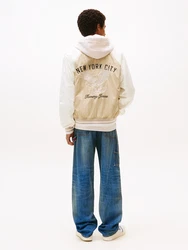 Tommy Jeans Jacke khaki/schwarz/offwhite