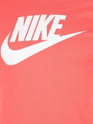 Nike Sportswear T-Shirt 'Icon Futura' orangerot/weiß