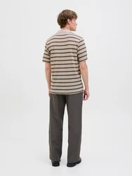 Jack & Jones Premium Poloshirt 'JPRBLUHARRY' schoko/puder