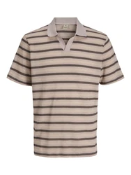Jack & Jones Premium Poloshirt 'JPRBLUHARRY' schoko/puder