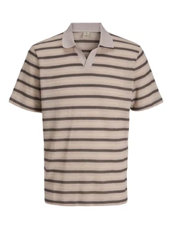 Jack & Jones Premium Poloshirt 'JPRBLUHARRY' schoko/puder