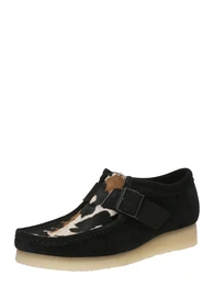 Slipper 'Wallabee' umbra / schwarz / wollwei