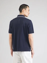 bugatti Poloshirt dunkelblau/weiß