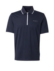 bugatti Poloshirt dunkelblau/weiß