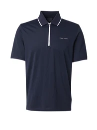 Poloshirt dunkelblau / wei