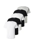 ABOUT YOU Shirt 'Peter' graumeliert/schwarz/weiß