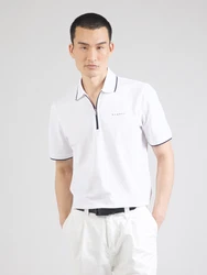 bugatti Poloshirt schwarz/weiß