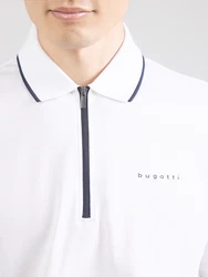 bugatti Poloshirt schwarz/weiß