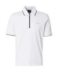 bugatti Poloshirt schwarz/weiß