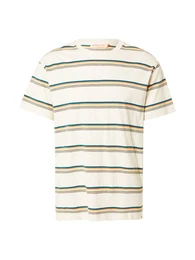 T-Shirt dunkelblau / gelb / melone / offwhite