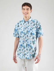 Jack's Hemd creme/navy/hellblau/tanne