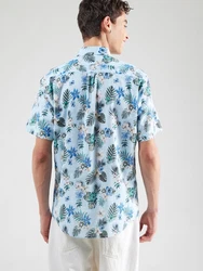 Jack's Hemd creme/navy/hellblau/tanne