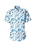 Jack's Hemd creme/navy/hellblau/tanne