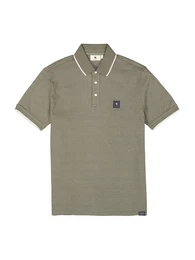 Poloshirt oliv / wei