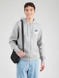 Nike Sportswear Sweatjacke marine/graumeliert/weiß