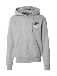Sweatjacke marine / graumeliert / wei
