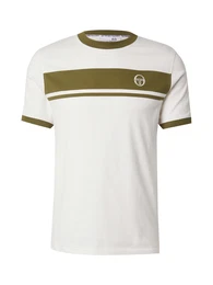 T-Shirt oliv / wei