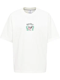 T-Shirt 'Egger' grau / grn / schwarz / wei