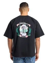 Carlo Colucci T-Shirt 'Egger' beige/grün/rosa/schwarz