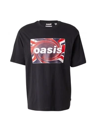 T-Shirt 'ONSOASIS' lila / rot / schwarz / wei