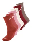 NIKE Sportsocken 'Everyday Plus' beige/hellbeige/rostbraun/rosa/weiß