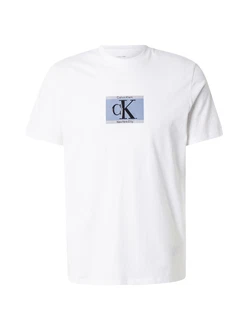 Calvin Klein T-Shirt taubenblau/grau/schwarz/weiß