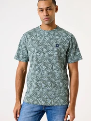 GARCIA T-Shirt pastellgrün/dunkelgrün