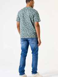 GARCIA T-Shirt pastellgrün/dunkelgrün