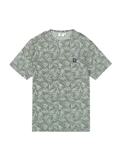 GARCIA T-Shirt pastellgrün/dunkelgrün