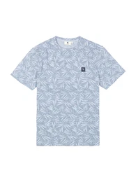 T-Shirt navy / hellblau / wei