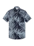GARCIA Hemd E51096 navy / hellblau / dunkelgrün