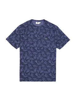 GARCIA T-Shirt marineblau / saphir / weiß