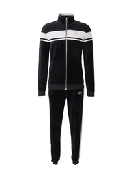 Jogginganzug 'Damarindo' gold / schwarz / wei